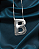 Pingente de Prata 950 - Personalizado letra do nome - B Grande - Imagem 2