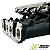 COLETOR SINGLEPLENUM VW AP 8V FLUXO CRUZADO BORBOLETA P/ FRENTE 8 BICOS - PRETO TEXTURIZADO - Imagem 6