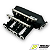 COLETOR SINGLEPLENUM VW AP 8V FLUXO CRUZADO BORBOLETA P/ FRENTE 8 BICOS - PRETO TEXTURIZADO - Imagem 2
