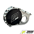 TAMPA FRONTAL COMANDO OPALA BILLET - ANODIZADO PRETO E PRATA - Imagem 5