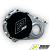 TAMPA FRONTAL COMANDO OPALA BILLET - ANODIZADO PRETO E PRATA - Imagem 4