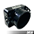 CORPO DE BORBOLETA PADRÃO ÔMEGA 70mm TBI BILLET PRETO - NESI POWER - Imagem 3