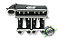 COLETOR DUALPLENUM VW AP 8V UNILATERAL BORBOLETA PARA FRENTE 8 BICOS -PRETO TEXTURIZADO - Imagem 3