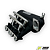 COLETOR DUALPLENUM VW AP 8V UNILATERAL BORBOLETA PARA TRÁS 8 BICOS - PRETO TEXTURIZADO - Imagem 5