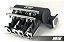 COLETOR DUALPLENUM VW AP 8V FLUXO CRUZADO BORBOLETA P/ TRAZ 4 BICOS -  PRETO TEXTURIZADO - Imagem 10