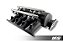 COLETOR DUALPLENUM GM 16V NACIONAL 4 BICOS PRETO TEXTURIZADO - Imagem 1