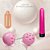 Kit Pompoarismo Cone 40g Hot Flowers - Bola Ben Wa e Personal 13cm - Imagem 1