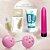 Kit Iniciante de Pompoarismo com Lubrificante Bola Ben Wa, Cone 45g e Personal 13cm - Imagem 1