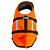 Colete Flutuador Salva-Vidas para Pets LARANJA - Imagem 2