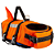 Colete Flutuador Salva-Vidas para Pets LARANJA - Imagem 1