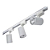 SPOT BRANCO 10W 6500K PARA TRILHO ELETRIFICADO GALAXY - Imagem 2