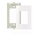 CONJ 4X2 PLACA + SUPORTE 3 POSTOS BR SLEEK - 16023 - Imagem 1
