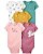Kit body manga curta feminino - Carter's - Imagem 1