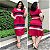 Vestido curto combinhado 3 cores GG 88 - Imagem 4