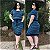 Vestido listrado com barra liso 125 - Imagem 9