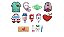 Pins / Botons para Crocs Kit Profissionais da Saúde - Imagem 2