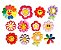 Pins / Botons para Crocs Kit Flores Primavera - Imagem 2