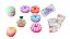 Pins / Botons para Crocs Kit Sobremesas e Doces Variados-Donuts - Imagem 1