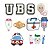 Pins / Botons Para Crocs Kit Ubs Saúde Medicina Enfermagem - Imagem 1