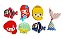 Pins / Botons para Crocs Kit Fundo do Mar - Imagem 4