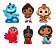 Pins / Botons Para Crocs Kit Aladdin - Imagem 1