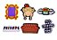Pins / Botons para Crocs Kit Friends - Imagem 1