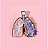 Broche Botton Pin Pulmão Anatomia Pneumologia Medicina - Imagem 1