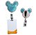 Crachá Retrátil Disney Mickey Minnie - Imagem 1