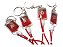Chaveiro Bolsa De Sangue Tipo Sanguíneo - Imagem 3