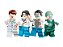 Minifigure Action Compatível Lego Médico Paciente Enfermeiro - Imagem 1