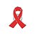 Broche Botton Pin Laço Vermelho Campanha Saúde - Imagem 1