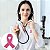 Broche Botton Pin Laço Rosa Campanha Saúde - Imagem 4