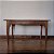 Mesa Rústica com Saia Decorativa e Pés Angulados - 66x145cm (L x C) - Imagem 4