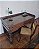 Mesa Escrivaninha com 2 Gavetas, Anos 40 - 62x130cm (L x C) - Imagem 2
