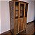 Armário Vitrine com Porta Central, Anos 70 - 171x93x49cm - Imagem 3