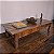 Mesa de centro em madeira c/ pés entalhados - 75x180cm (L x C) - Imagem 8