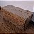 Baú Rústico Retangular em Madeira Maciça, Séc. XX - 107x46cm (L x P) - Imagem 4