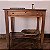 Mesa de Apoio c/ Gaveta e Prateleira, Início Séc. XX - 44x83cm (L x C) - Imagem 1
