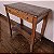 Mesa de Apoio c/ Gaveta e Prateleira, Início Séc. XX - 44x83cm (L x C) - Imagem 7