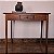 Mesa de Apoio Rústica com Gaveta em Madeira Maciça - 45x91cm (L x C) - Imagem 1