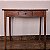 Mesa de Apoio Rústica com Gaveta em Madeira Maciça - 45x91cm (L x C) - Imagem 2