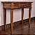Mesa de Apoio com Gaveta em Madeira, MG, Séc. XX - 36x82cm (L x C) - Imagem 5