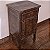 Mesa de Cabeceira Rústica em Madeira Maciça, Anos 40 - 42x53cm (L x C) - Imagem 3