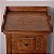 Mesa de Ourives Antiga Mineira em Madeira, anos 50 - 45x45cm (L x C) - Imagem 5