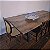 Mesa de Jantar Rústica com Pés Cavalete, MG - 99x255cm (L x C) - Imagem 1