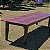 Mesa Rústica de Madeira Maciça, Início do Séc. XX - 101x399cm (L x C) - Imagem 5