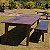 Mesa Rústica de Madeira Maciça, Início do Séc. XX - 101x399cm (L x C) - Imagem 8