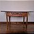 Mesa de Apoio Rústica c/ Gaveta e Saia Entalhadas - 75x171cm (L x C) - Imagem 3