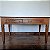Mesa de Apoio c/ Pés Entalhados e Gavetas, Séc. XIX - 84x169cm (L x C) - Imagem 2