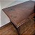Mesa de Apoio 2 Gavetas e Travessa em H – Séc. XIX - 78x137cm (L x C) - Imagem 6